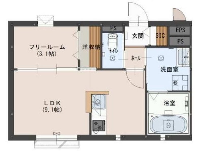 さくらヒルズ加古川 間取り図