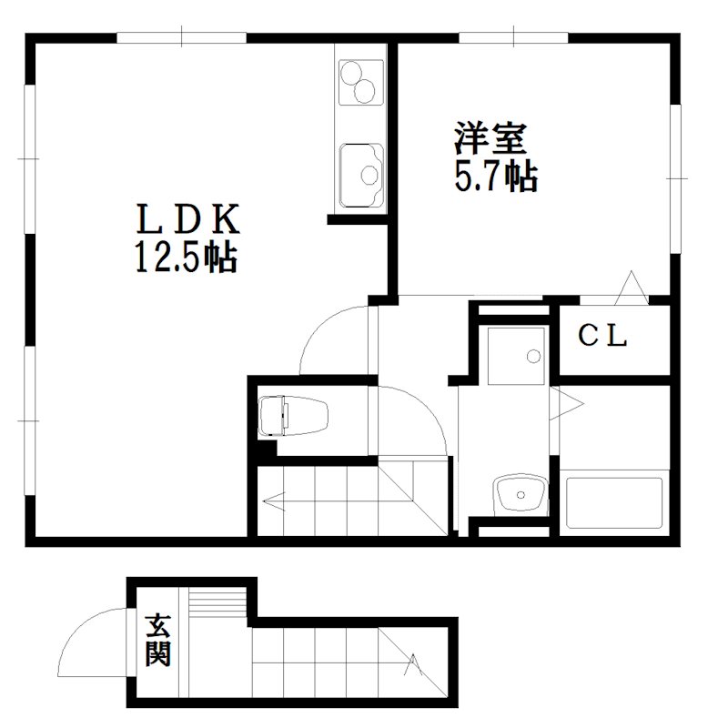 メゾン・ド・ＦⅡ 間取り図