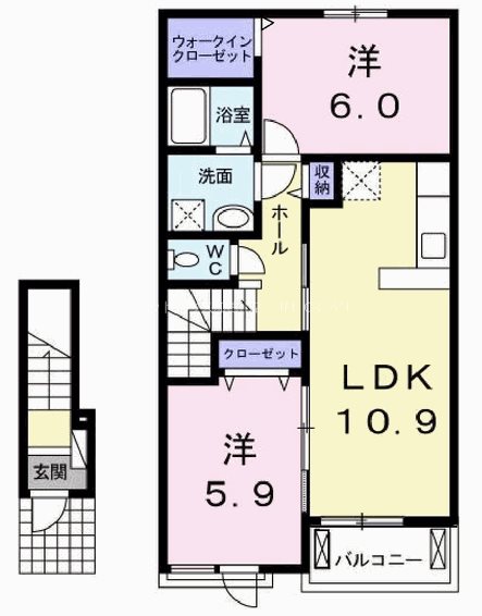 トワイライト　コートⅢ 間取り図