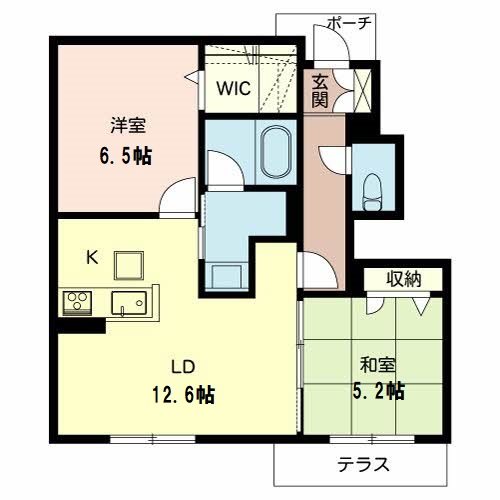 メゾン松の上 間取り図