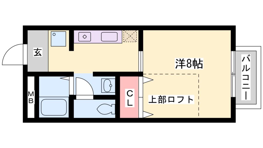 エスポワールコート別府 間取り図