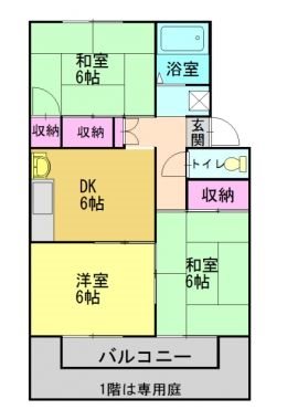ルミエールＡ 間取り図