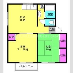 メゾンクレールA・B 間取り図