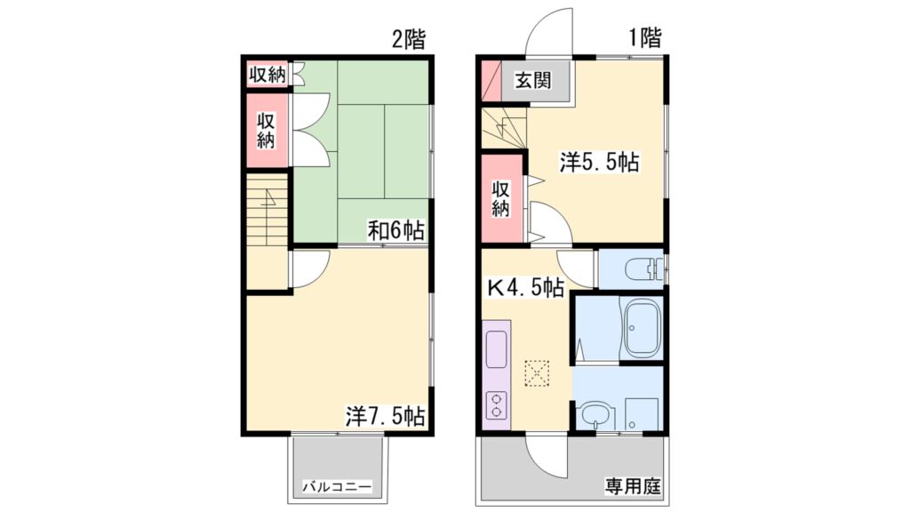 ハイツさんふらわぁＢ 間取り図