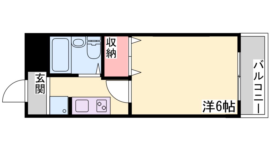 ジュネス高砂Ⅲ 間取り図
