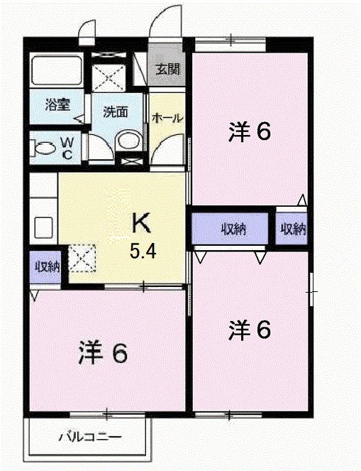 エンジェルコーポラスＡ 間取り図