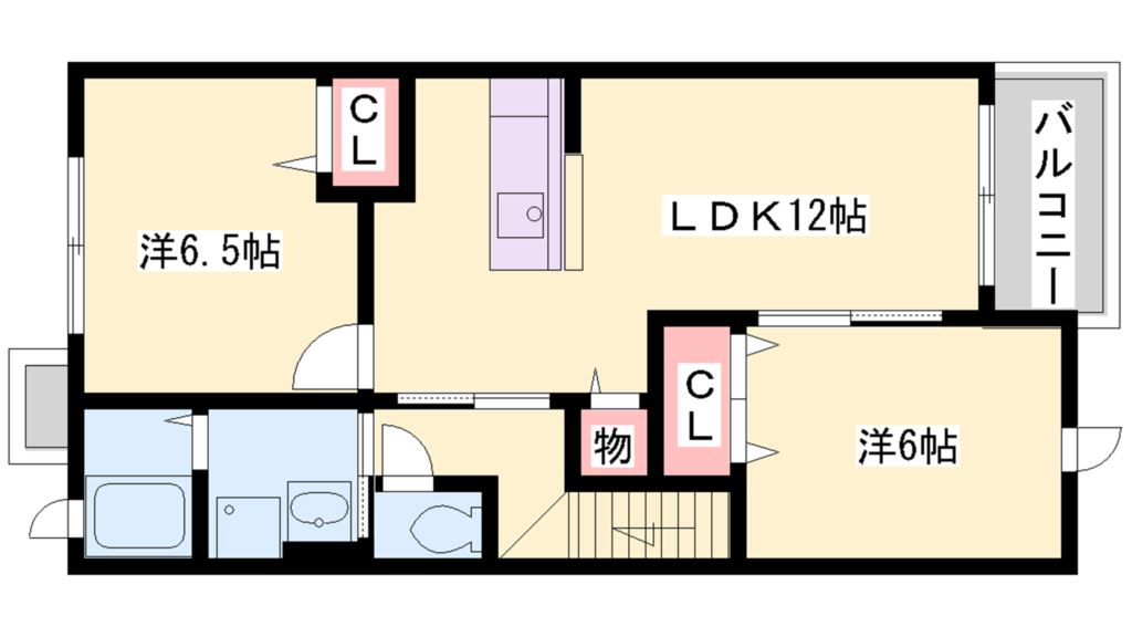 メゾンソレイユ野口 間取り図