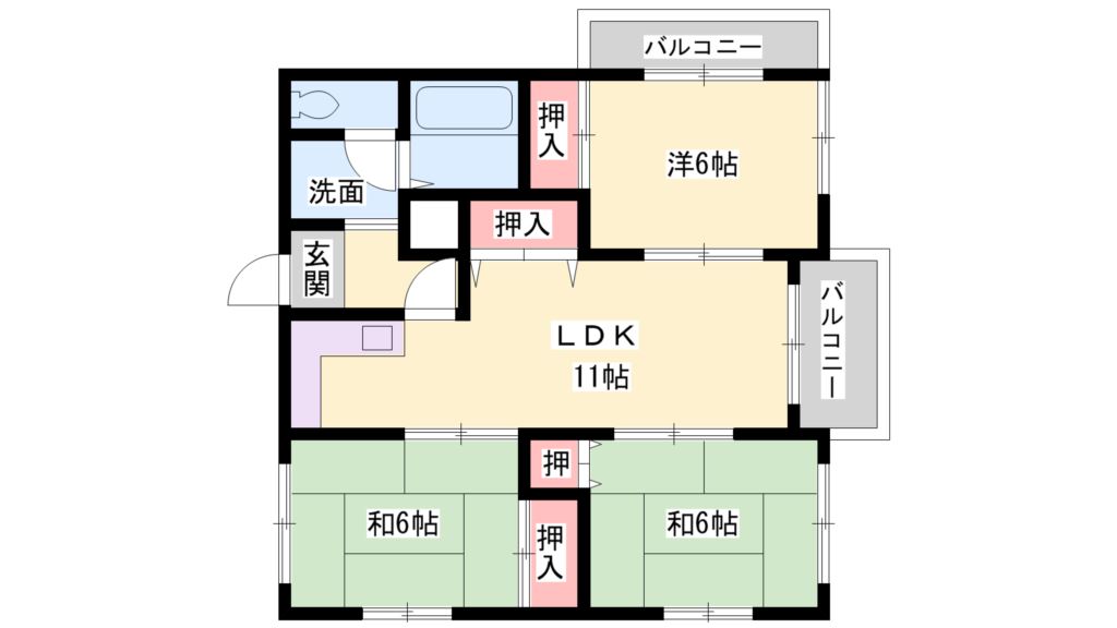ノアズアーク 間取り図