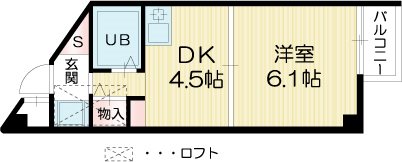 加古川ヤングパレス 間取り図