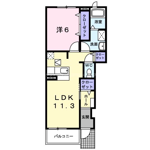 コンソラーレＡ 間取り図