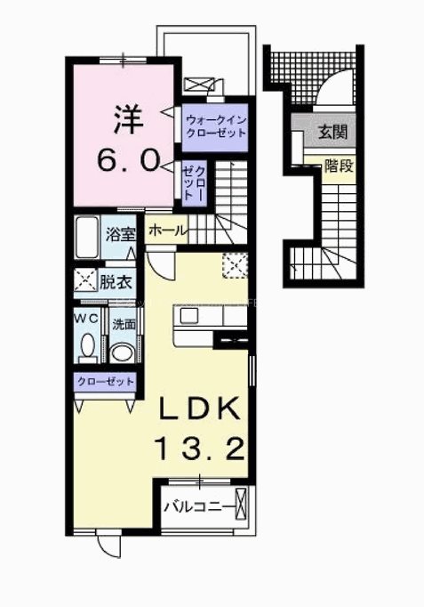 ブリラテ　ラ　ルーナⅡ 間取り図