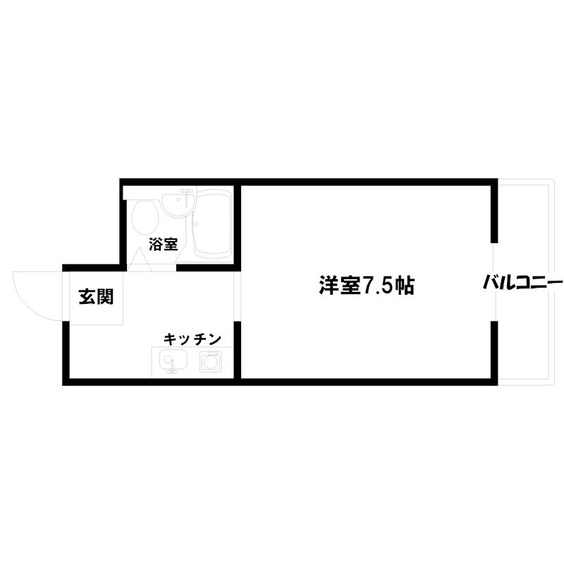 ハイツアメニティー 間取り図