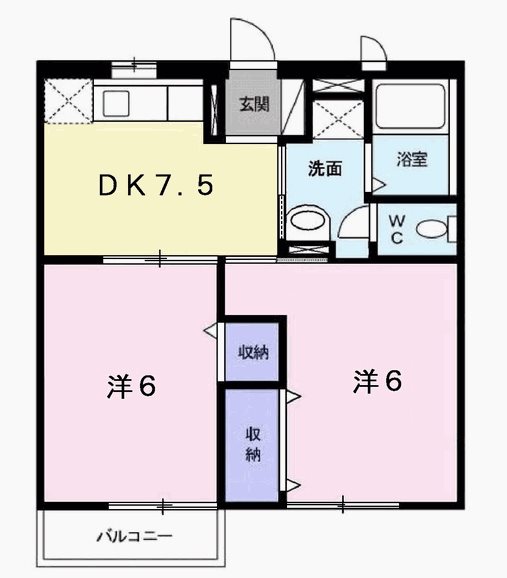 クリサンテピーヌスＡ 間取り図