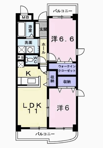 メゾン・ド・フレール 間取り図