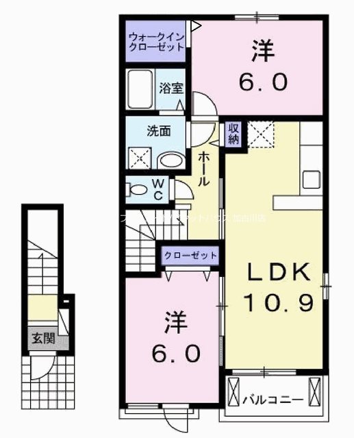 パン　ルージュⅡ 間取り図
