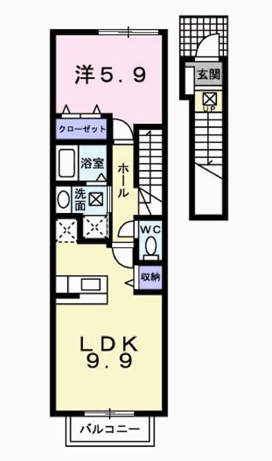 アミュ　ロータス 間取り図