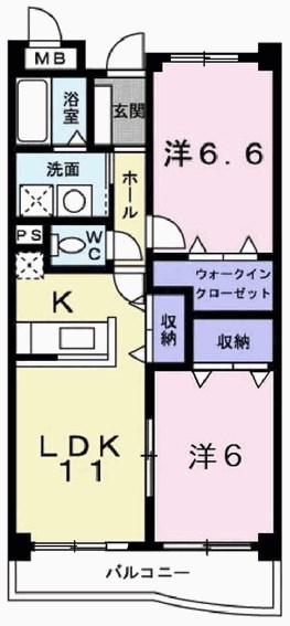 メゾン・ド・フレール 間取り図