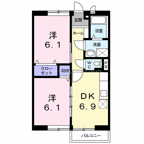 ドミールＭＴ 間取り図