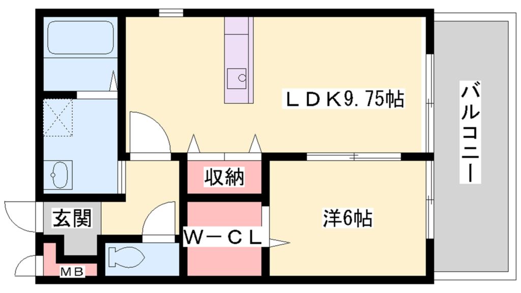 レーブプレアデス 間取り図
