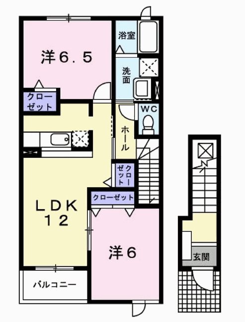 アドバンス　栄 間取り図