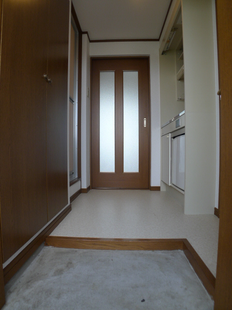 ハイツ新在家 玄関