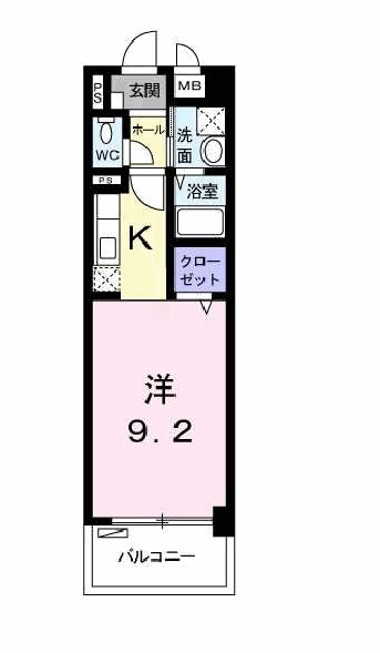 コンフォート　本町 間取り図