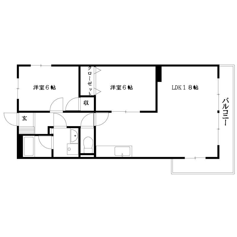 ルミエール弐番館 間取り図