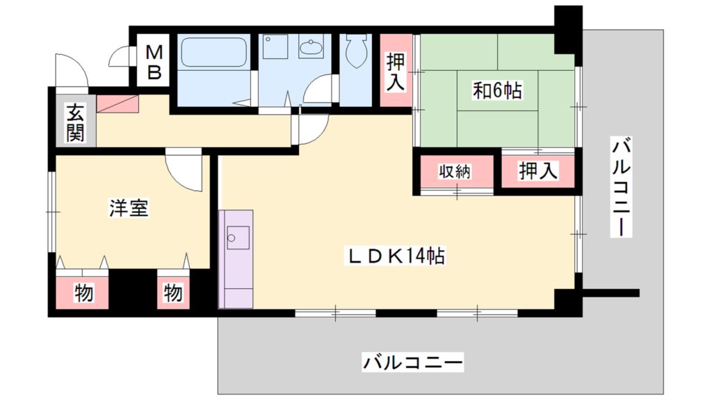 ハッピーコート加古川 間取り図