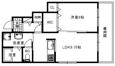 ファミーユ溝之口 間取り図