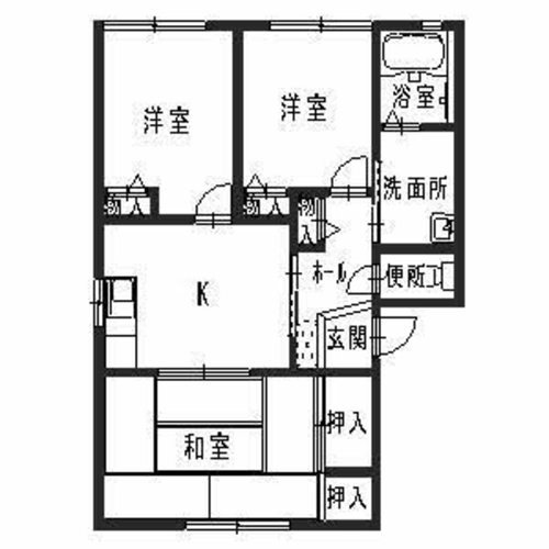 グランヴェルジュＡ 間取り図