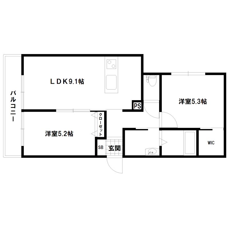 ラ・メゾン・ド・バン 間取り図