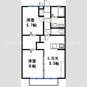 サンガーデンＢ 間取り図