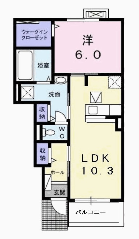 レオーネB 間取り図