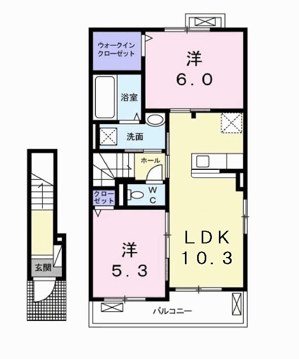 レオーネB 間取り図