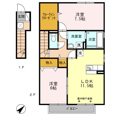 WIT NANA 間取り図