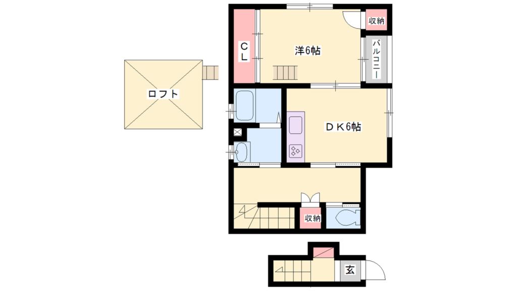 オーエスハイツⅡ 間取り図