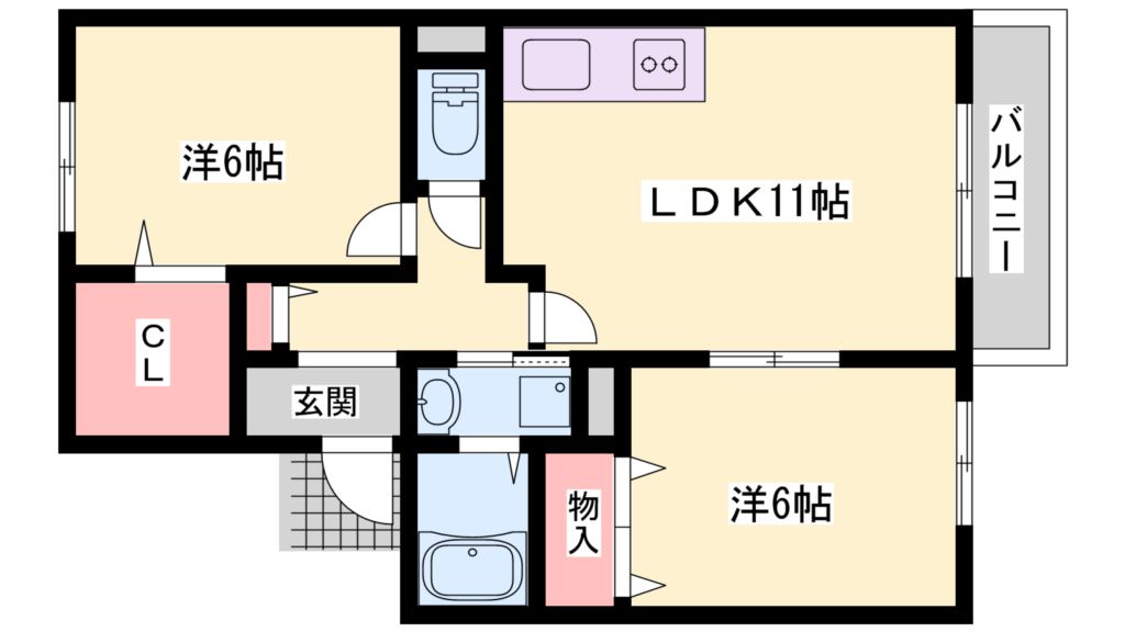 パインハイアット 間取り図
