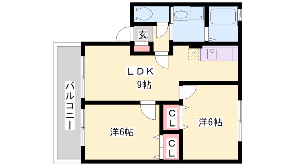 フルール・ド・セゾン 間取り図