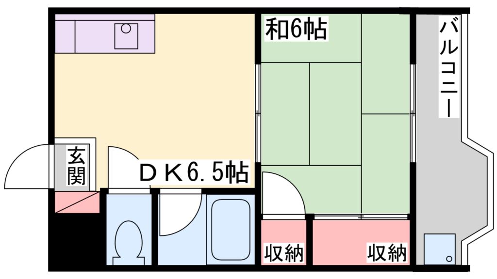 メゾンイサヤマ 間取り図