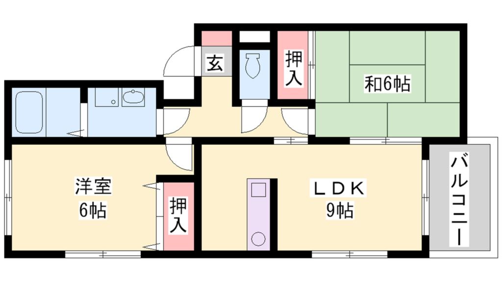 ファミーユ蓮池 間取り図