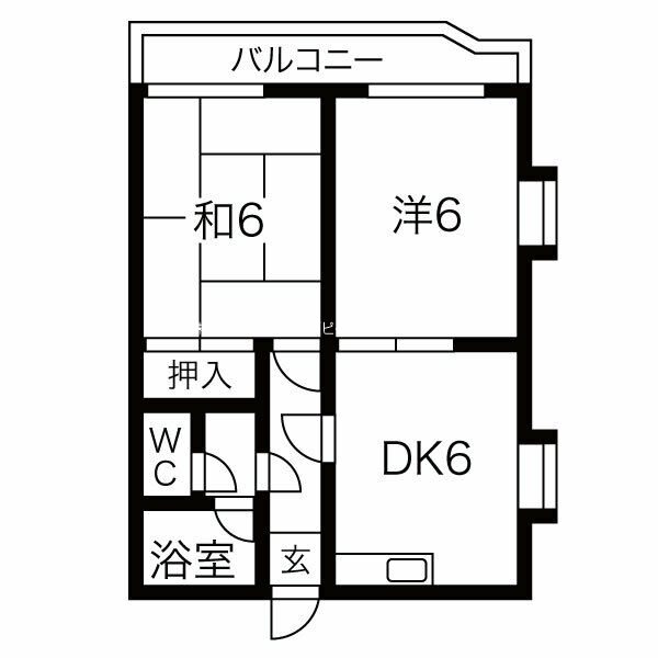 ボナールFUJI 間取り図