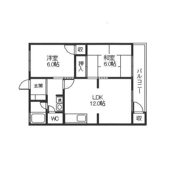 レオパレスⅡ 間取り図