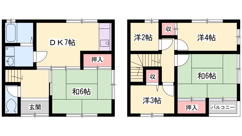 高森住宅 間取り図