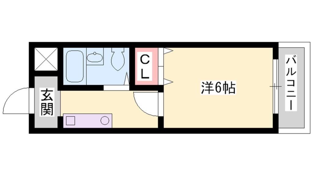 ジュネス高砂Ⅲ 間取り図