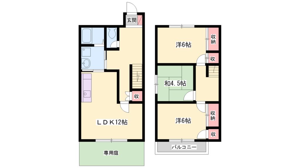サンホーム野口南小学校前 間取り図