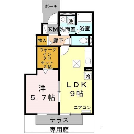 アネックス　ハイブリッジ　B棟 間取り図