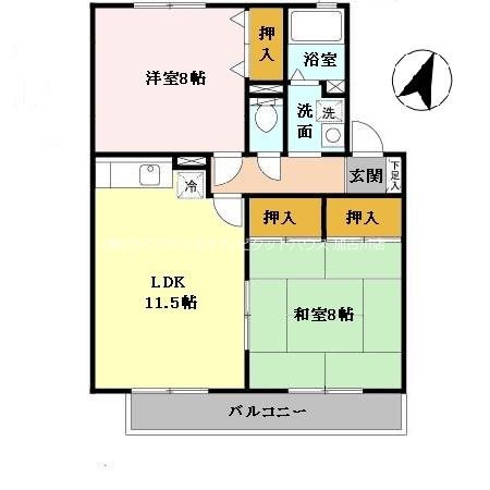 メゾンボヌール 間取り図