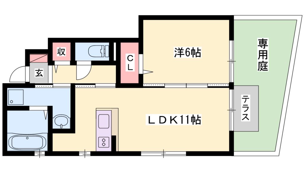 パークハイム伍番館 間取り図