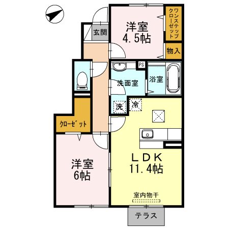 ビアン　メゾン 間取り図