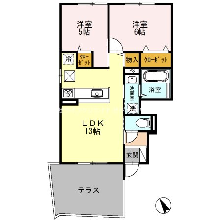 シャン・ド・リジェール 間取り図